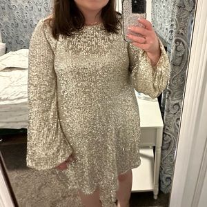 Gold Sparkly Dress